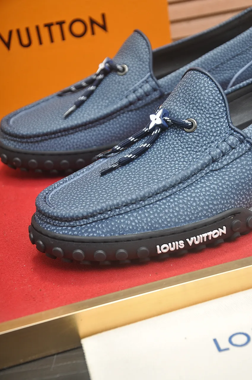 Men's men's shoes💰660💶[LOUIS VUITTON] (original order) new style🍀LV Louis Vuitton* - top version of LV classic beanie shoes! Made of imported original single cowhide, original leather side strips and wear-resistant rubber outsole! High quality products! Code number 39-45 (45 customized)